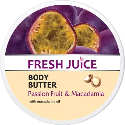 Крем-масло для тіла Fresh Juice Passion Fruit & Macadamia, 225 мл