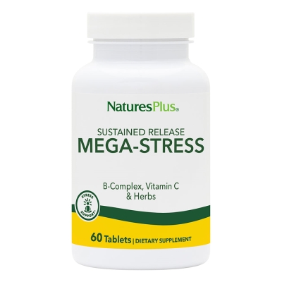 Комплекс для преодоления стресса и поддержания энергии Nature's Plus Mega-Stress, 60 таблеток