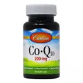 Коензим Q10 Carlson Labs CoQ10 200 мг, 30 гелевих капсул