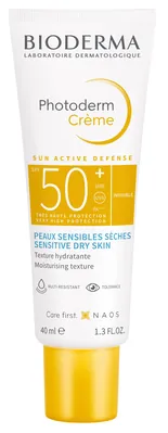 Крем сонцезахисний Bioderma Photoderm SPF50+ для чутливої та сухої шкіри, 40 мл