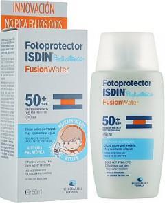 Флюїд для тіла та обличчя дитячий Isdin Fotoprotector Fusion Water Pediatrics SPF 50+, 50 мл