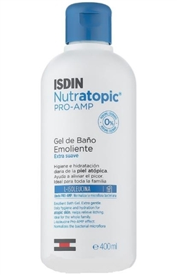 Гель для душу Isdin Nutratopic пом'якшувальний для атопічної шкіри, 400 мл