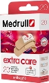 Набор пластырей медицинских Medrull Extra Care бактерицидный на полимерной основе, 20 штук
