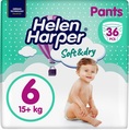 Подгузники-трусики Helen Harper Soft&Dry pants размер 6 XL +15 кг, 36 шт