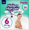 Підгузки-трусики Helen Harper Soft & Dry pants розмір 6 XL +15 кг, 36 шт