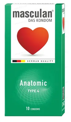 Презервативи Masculan Anatomic тип 4 анатомічної форми, 10 штук