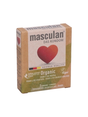 Презервативы Masculan Organic, 3 штуки
