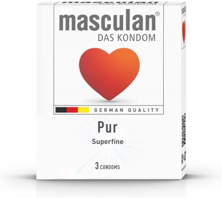 Презервативы Masculan Pur, 3 штуки
