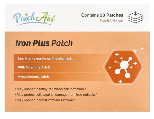 Залізо Плюс Патч PatchAid Iron Plus, 30 штук