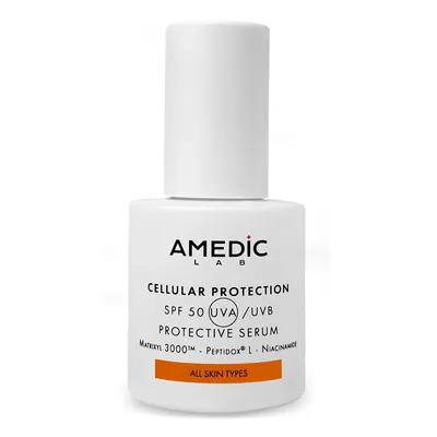 Сироватка для обличчя Amedic Celular Daily Protection Serum SPF 50 UVA/UPF щоденна сонцезахисна, 30 мл