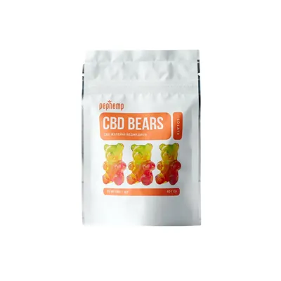 Желейні ведмедики CBD Pephemp з канабідіолом, 40 г