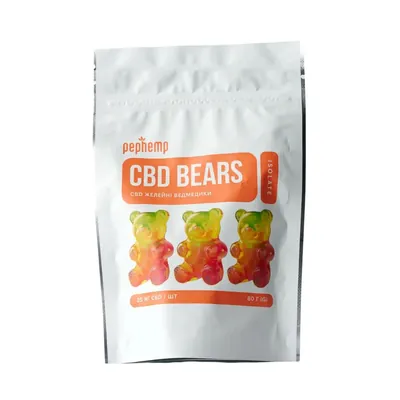 Желейні ведмедики CBD Pephemp з канабідіолом, 80 г