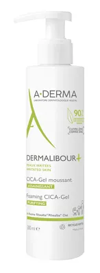 Гель-пінка A-Derma Dermalibour+ Purifying Foaming Cica-Gel очищаюча для подразненої шкіри, 200 мл