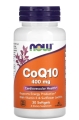 Коэнзим Q10 NOW CoQ10 400 мг мягкие капсулы №30
