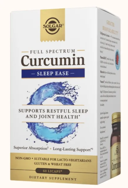 Куркумін для сну Solgar Curcumin Sleep Ease капсули №60