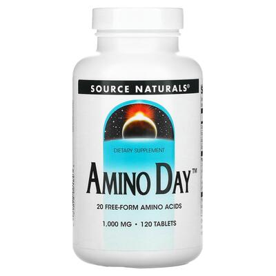 Амино день Source Naturals Amino Day 1000 мг, 120 таблеток