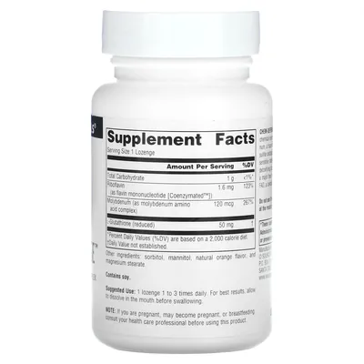 Молібден Source Naturals Chem-Defense смак апельсина, 90 льодяників