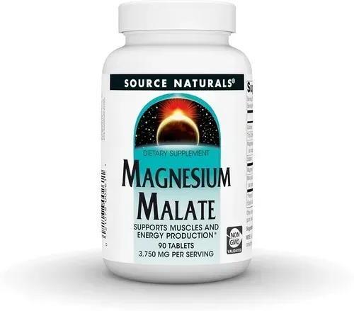 Магний малат Source Naturals Magnesium Malate, 90 таблеток