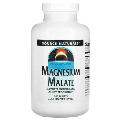 Магний малат Source Naturals Magnesium Malate, 360 таблеток