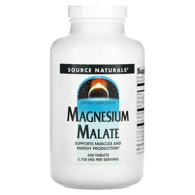 Магній малат Source Naturals Magnesium Malate, 360 таблеток
