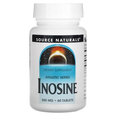 Інозин Source Naturals Inosine 500 мг, 60 таблеток