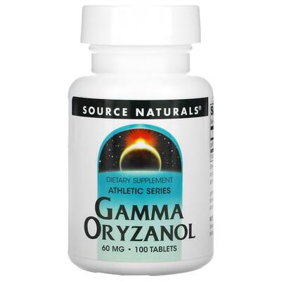 Гамма оризанол Source Naturals Gamma Oryzanol 60 мг, 100 таблеток