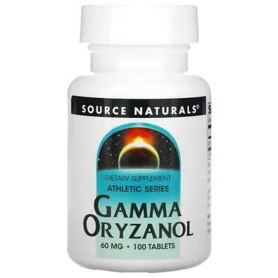 Гамма орізанол Source Naturals Gamma Oryzanol 60 мг, 100 таблеток