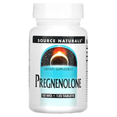 Прегненолон Source Naturals Pregnenolone 10 мг, 120 таблеток