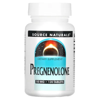 Прегненолон Source Naturals Pregnenolone 10 мг, 120 таблеток