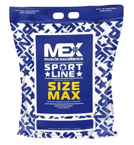 Гейнер Mex Nutrition Size Max Vanilla, 6800 г