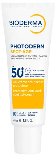 Гель-крем сонцезахисний Bioderma Photoderm Spot-Age SPF50+ антиоксидантний, 40 мл