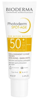 Гель-крем сонцезахисний Bioderma Photoderm Spot-Age SPF50+ антиоксидантний, 40 мл