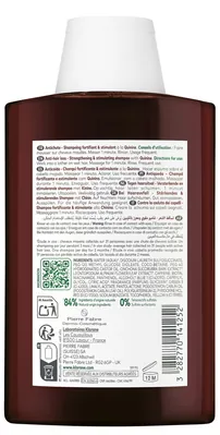 Шампунь Klorane Quinine Хінін зміцнюючий та стимулюючий, 200 мл