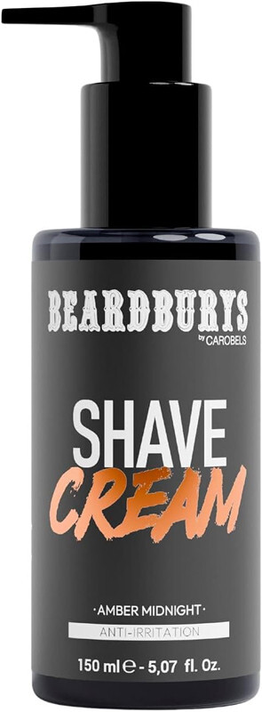 Крем для бритья Beardburys Amber Midnight против раздражения, 150 мл