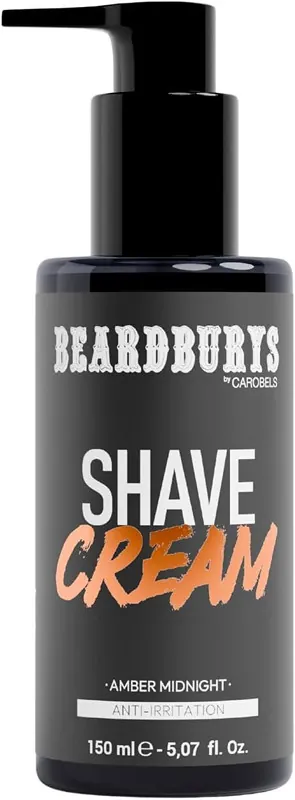 Крем для гоління Beardburys Amber Midnight проти подразнення, 150 мл