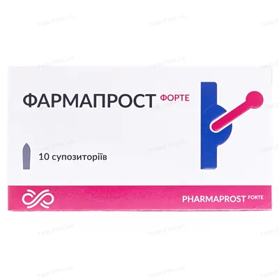 Фармапрост Форте супозиторії №10