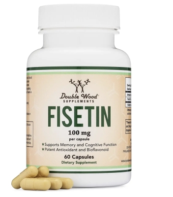 Физетин Double Wood Fisetin 100 mg, 60 капсул