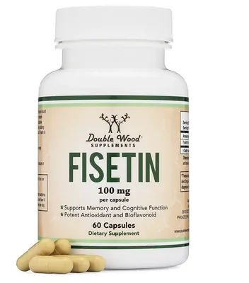 Фізетин Double Wood Fisetin 100 mg, 60 капсул