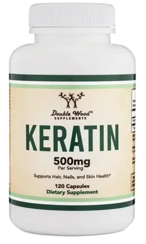 Кератин Double Wood Keratin 500 mg, 120 капсул