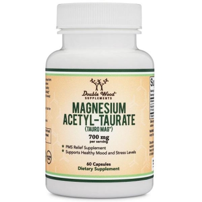 Тауромаг Double Wood Magnesium Acetyl-Taurate 700 mg (TauroMag), 60 капсул
