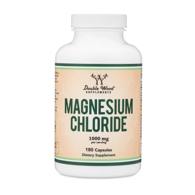 Магний Хлорид Double Wood Magnesium Chloride 1000 mg, 180 капсул