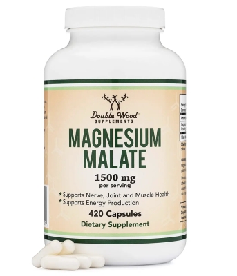 Магний малат Double Wood Magnesium Malate 1500 mg, 420 капсул