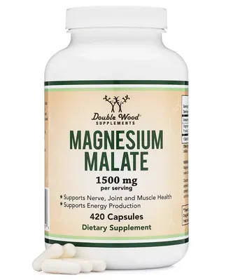 Магній малат Double Wood Magnesium Malate 1500 mg, 420 капсул
