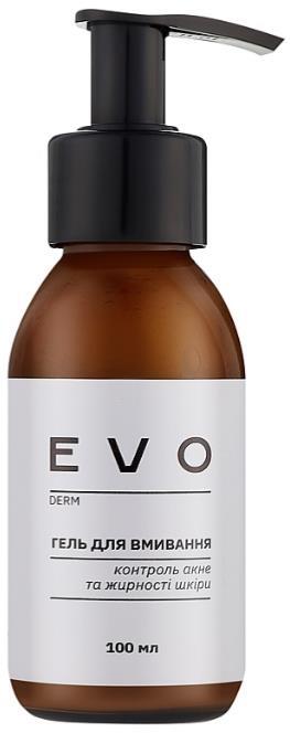 Гель для вмивання EVO derm контроль акне та жирності шкіри, 100 мл