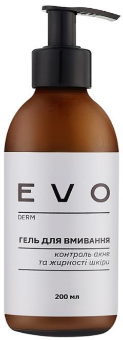 Гель для умывания EVO derm контроль акне и жирности кожи, 200 мл