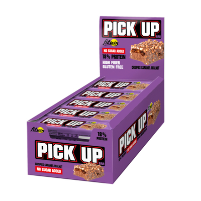 Батончик FitWin Pick Up Bar криспы-карамель-грецкий орех, 20 шт. по 45 г