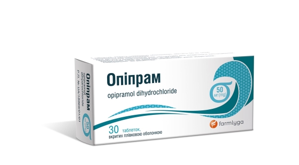 Опіпрамтаблетки,в/плів.обол.по50мг№30(10х3)