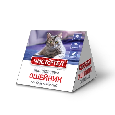 Ошейник от блох и клещей Чистотел Домик С203 для кошек