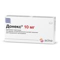 Донекс таблетки, дисперг. в рот. порож. по 10 мг №30 (10х3)