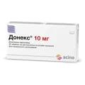 Донекс таблетки, дисперг. в рот. порож. по 10 мг №30 (10х3)